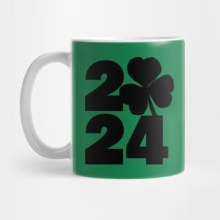 2024 St Patricks Day in Black Mug